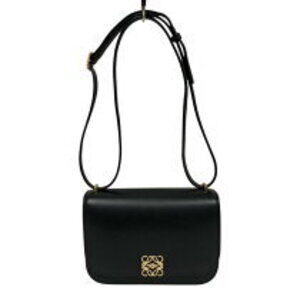LOEWE Goya Bag Black Silk Calfskin Shoulder